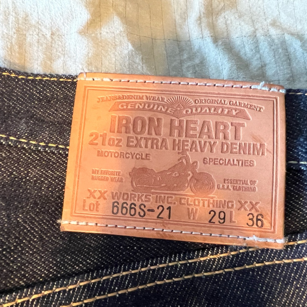 Iron Heart Raw Denim